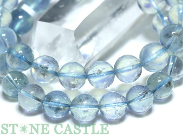 ☆高品質☆【ブレスレット】カラーチェンジアクアマリン (3A) (約11〜11.5mm) 天然石 パワーストーン_2