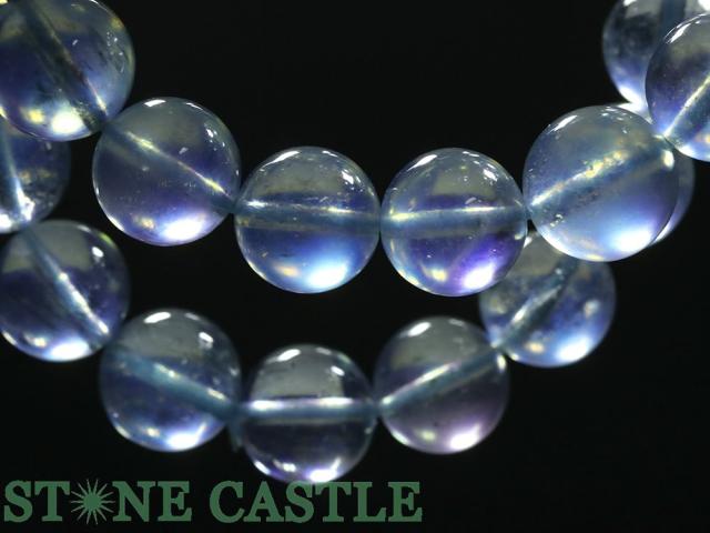 ☆高品質☆【ブレスレット】カラーチェンジアクアマリン (3A) (約11〜11.5mm) 天然石 パワーストーン_3