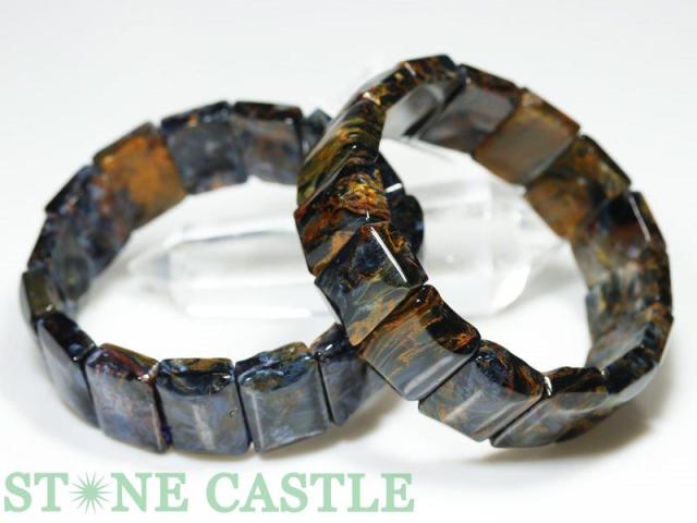 ☆高品質☆【ブレスレット】ピーターサイト バングル型 (3A) (約12x16mm) 天然石 パワーストーン_1