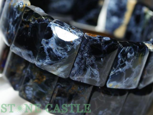☆高品質☆【ブレスレット】ピーターサイト バングル型 (3A) (約12x16mm) 天然石 パワーストーン_2