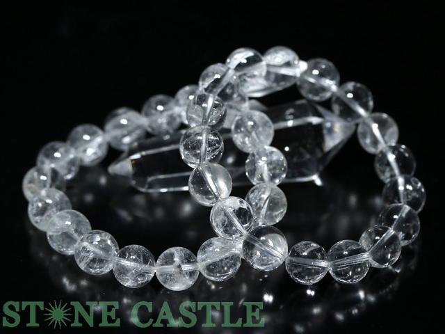 ☆高品質☆【ブレスレット】アイリスクォーツインクォーツ (貫入水晶) (3A) (約12.5〜13mm) (ケース付) 天然石 パワーストーン