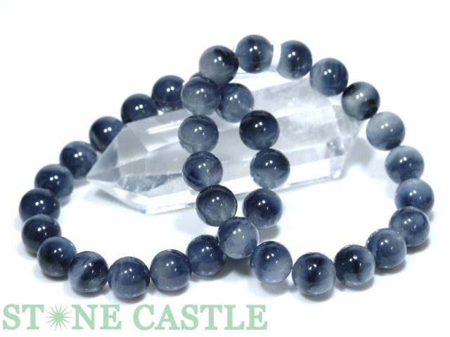 ☆高品質☆【ブレスレット】ザギマウンテンクォーツ (ブルー) (約11.5〜12mm) (ケース付) 天然石 パワーストーン