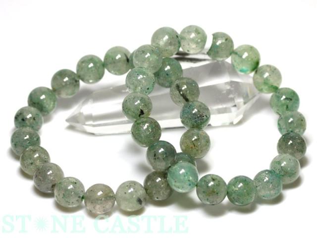 ☆高品質☆【ブレスレット】クリソコラインクォーツ (マダガスカル産) (3A) (約11.5〜12mm) (鑑別済) 天然石 パワーストーン