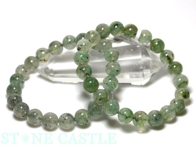 ☆高品質☆【ブレスレット】クリソコラインクォーツ (マダガスカル産) (3A) (約9.5〜10mm) (鑑別済) 天然石 パワーストーン