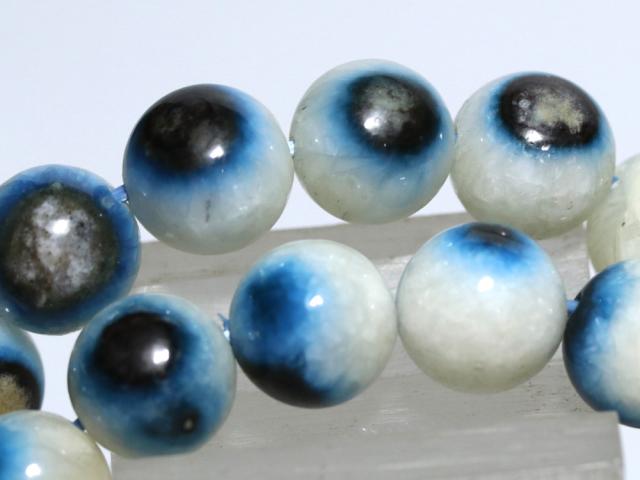 ☆高品質☆【ブレスレット】天眼グレイシアライト (ブルーアイス) (インドネシア産) (約10〜10.5mm) 天然石 パワーストーン_2