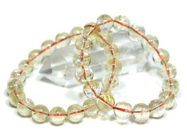 ☆高品質☆【ブレスレット】天然シトリン アイリスクォーツ (2A) (約11.5〜12mm) 天然石 パワーストーン