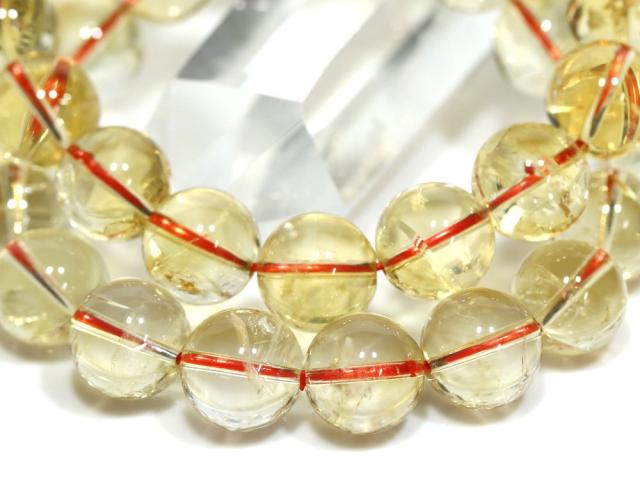 ☆高品質☆【ブレスレット】天然シトリン アイリスクォーツ (2A) (約13〜13.5mm) 天然石 パワーストーン_2