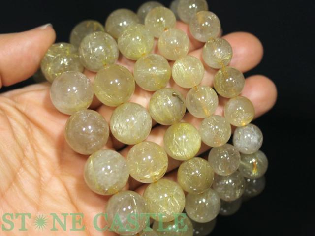 ☆高品質☆【ブレスレット】ゴールデンルチルクォーツ (A) (約12mm) 天然石 パワーストーン_4