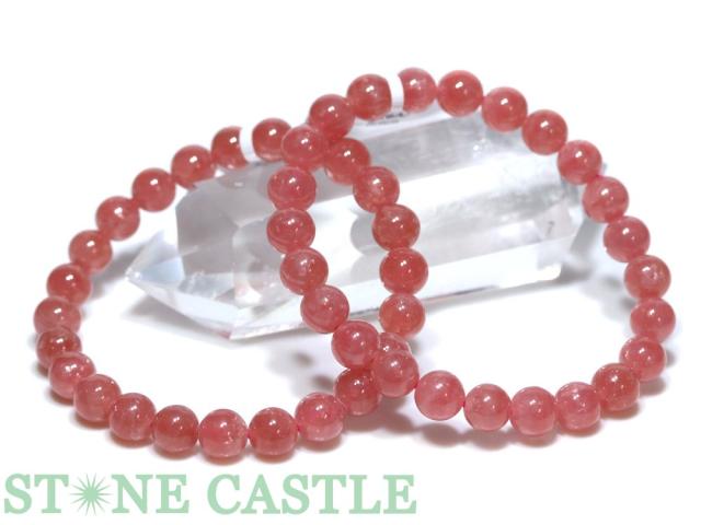 ☆高品質☆【ブレスレット】インカローズ (6A) (約7.5〜8mm) (ケース付) 天然石 パワーストーン