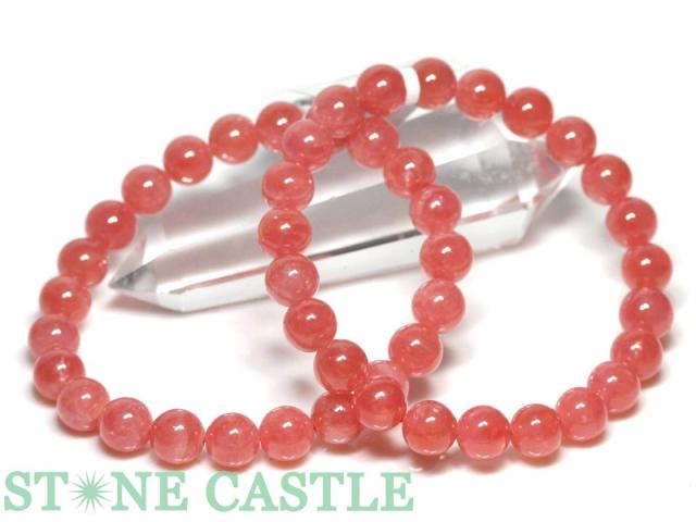 ☆高品質☆【ブレスレット】インカローズ (6A) (約9〜9.5mm) (ケース付) 天然石 パワーストーン