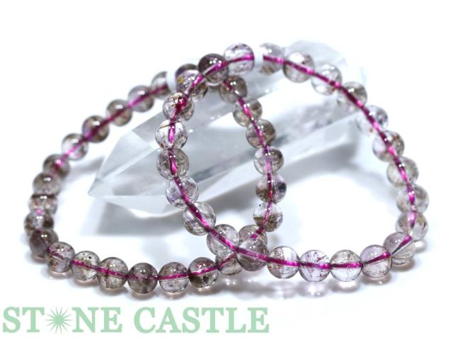 ☆高品質☆【ブレスレット】サチャロカスーパーセブン (3A) (約7.5〜8mm) 天然石 パワーストーン