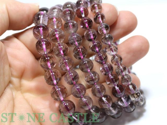 ☆高品質☆【ブレスレット】サチャロカスーパーセブン (3A) (約7.5〜8mm) 天然石 パワーストーン_4
