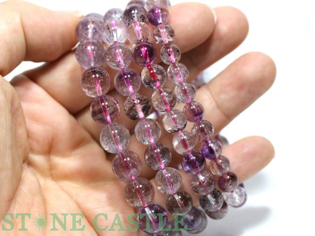 ☆高品質☆【ブレスレット】サチャロカスーパーセブン (5A) (約9.5〜10mm) (ケース付) 天然石 パワーストーン_4