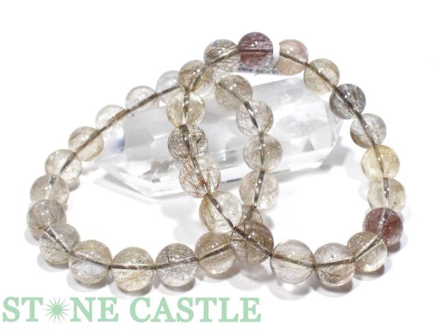 ☆高品質☆【ブレスレット】シルバールチルクォーツ (2A) (約11.5〜12mm) (ケース付) 天然石 パワーストーン