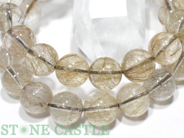 ☆高品質☆【ブレスレット】シルバールチルクォーツ (2A) (約11.5〜12mm) (ケース付) 天然石 パワーストーン_1
