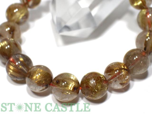 ☆一点物☆【ブレスレット】極太タイチンスモーキールチルクォーツ (6A) No.01 (約11〜11.5mm) (ケース付) 天然石 パワーストーン_2