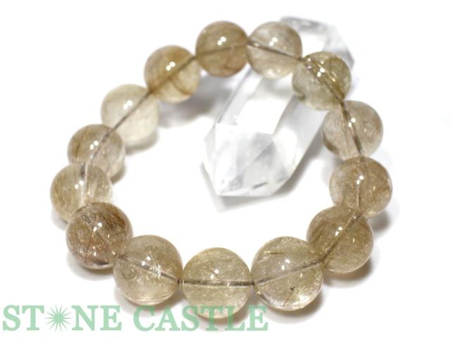 ☆一点物☆【ブレスレット】シルバールチルクォーツ (2A) No.02 (約16〜16.5mm) (ケース付) 天然石 パワーストーン
