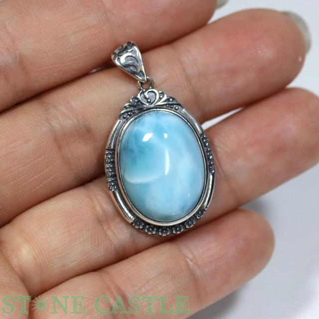 ❤️「カリブ海の宝石」ラリマー ペンダントトップ 天然石