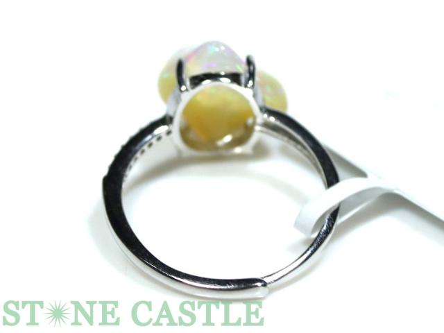 Phool リング　エチオピアオパール　12.5号 最終価格】Phool エチオピアオパール 12.5号リング 遊色効果抜群