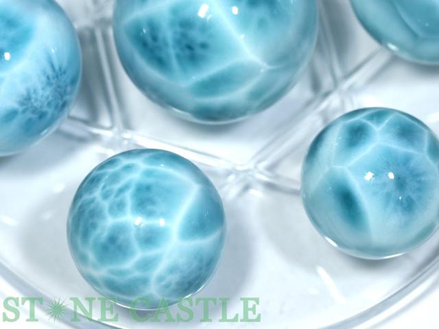 ラリマー 丸玉 29mm玉 No.7 天然無処理 ラリマー 丸玉 16.7mm-6.9g