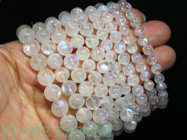 ☆高品質☆【ブレスレット】マダガスカル産レインボームーン ☆高品質☆【ブレスレット】マダガスカル産レインボームーン