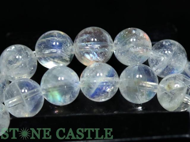 ☆高品質☆【ブレスレット】マダガスカル産レインボームーンストーン