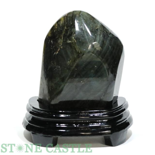 超シラー☆天然石ラブラドライト原石1.3kg強烈パワーストーン鉱物　木製台座付き 超シラー☆天然石ラブラドライト原石1.3kg強烈パワーストーン鉱物 木製