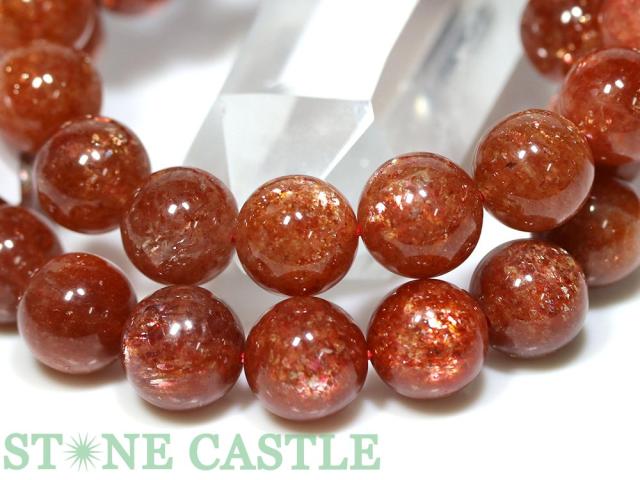 ☆高品質☆【ブレスレット】ストロベリーサンストーン (6A) (約11.5〜12mm) (ケース付) 天然石 パワーストーン_4
