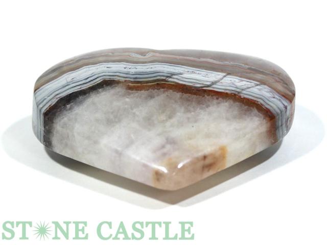 レインボー アメジスト 置物 天然石 ］ パワーストーン 開運 グレー色