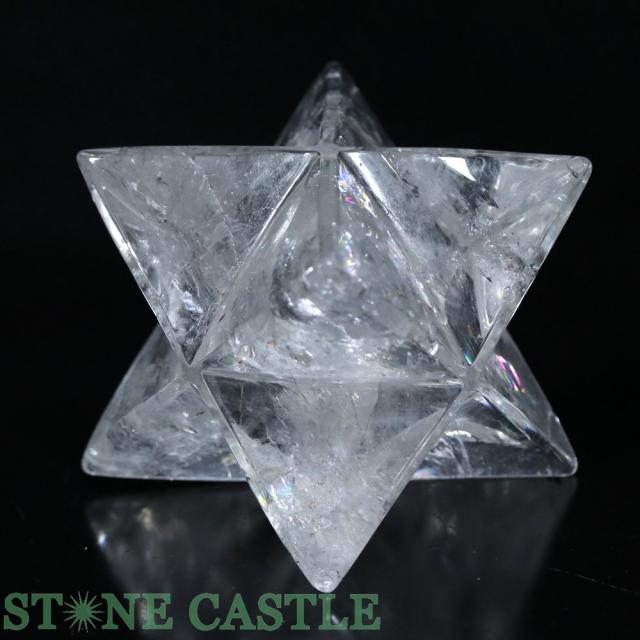 マカバ　水晶　置物 一点物大きめラピスラズリ マカバ マルカバスター 天然石