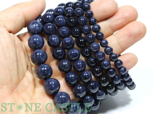☆高品質☆【ブレスレット】ブルーサファイア (6A) (約10.5〜11mm) (ケース付) 天然石 パワーストーン_2