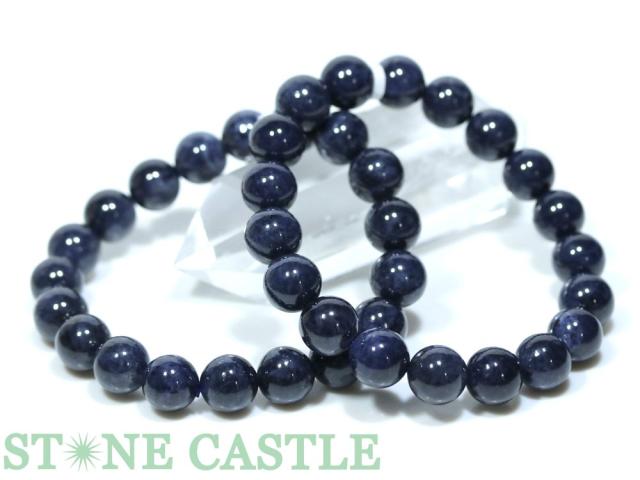 ☆高品質☆【ブレスレット】ブルーサファイア (6A) (約11.5〜12mm) (ケース付) 天然石 パワーストーン