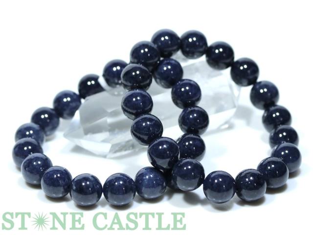 ☆高品質☆【ブレスレット】ブルーサファイア (6A) (約12〜12.5mm) (ケース付) 天然石 パワーストーン