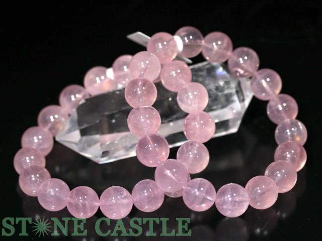 ☆高品質☆【ブレスレット】ディープスターローズクォーツ (5A) (約12〜12.5mm) (ケース付) 天然石 パワーストーン