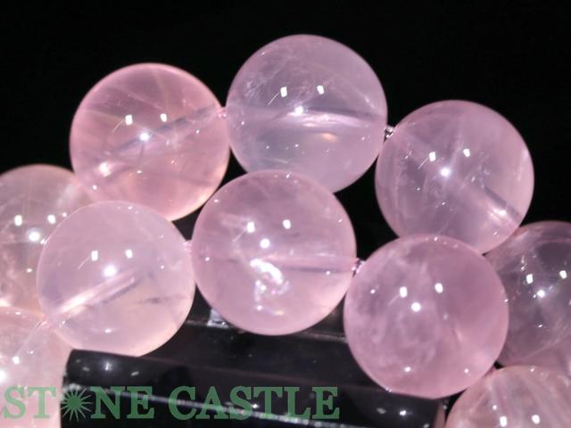 ☆高品質☆【ブレスレット】ディープスターローズクォーツ (5A) (約12〜12.5mm) (ケース付) 天然石 パワーストーン_3