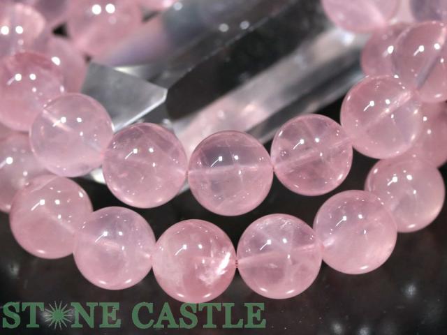 ☆高品質☆【ブレスレット】ディープスターローズクォーツ (5A) (約13.5〜14mm) (ケース付) 天然石 パワーストーン_3