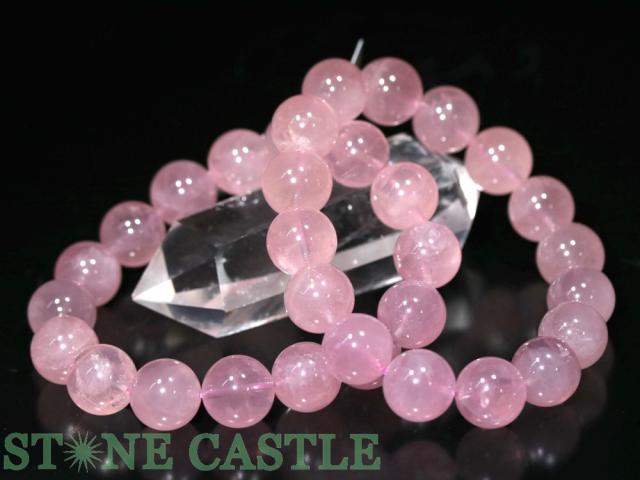 ☆高品質☆【ブレスレット】ディープスターローズクォーツ (5A) (約15〜15.5mm) (ケース付) 天然石 パワーストーン