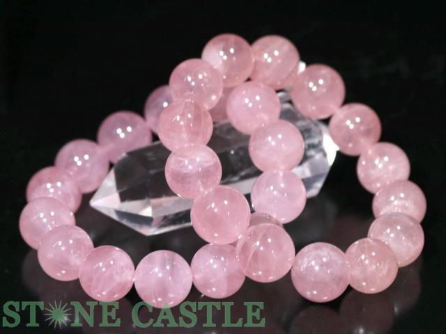 高品質スターローズクォーツのパワーストーンブレスレット 愛の石～高