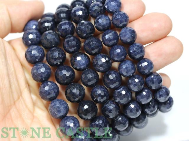☆高品質☆【ブレスレット】サファイア 128面カット (5A) (スリランカ産) (約11.5〜12mm) (ケース付) 天然石 パワーストーン_4