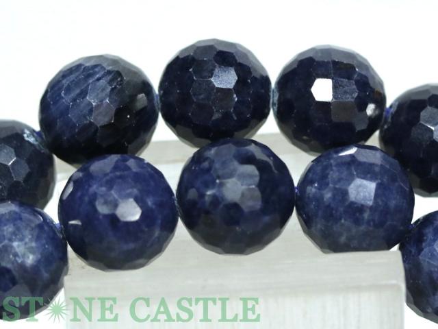 ☆高品質☆【ブレスレット】サファイア 128面カット (5A) (スリランカ産) (約11.5〜12mm) (ケース付) 天然石 パワーストーン_1