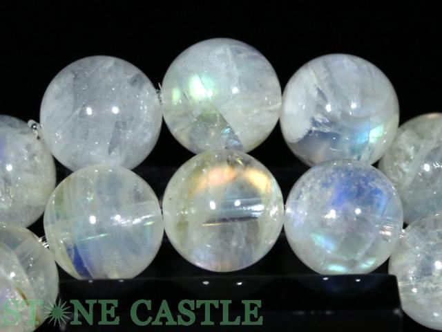 ☆高品質☆【ブレスレット】マダガスカル産レインボームーンストーン (3A) (約10.5〜11mm) 天然石 パワーストーン_4