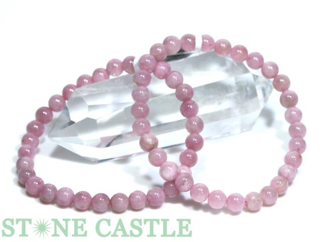 ☆高品質☆【ブレスレット】コンゴ産さくらピンクトルマリン (3A) (約6〜6.5mm) 天然石 パワーストーン