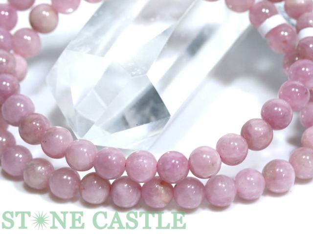 ☆高品質☆【ブレスレット】コンゴ産さくらピンクトルマリン (3A) (約6〜6.5mm) 天然石 パワーストーン