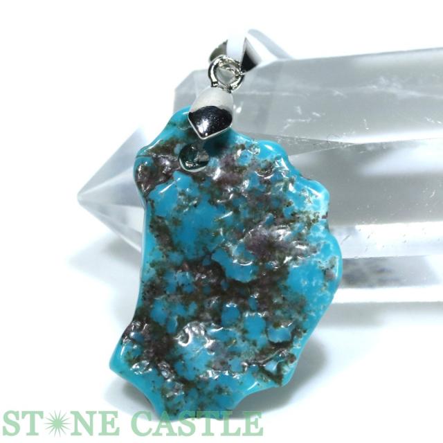 ☆一点物☆【ペンダント】天然ターコイズ原石 (アメリカ･コロラド州産) No.94 天然石 パワーストーン
