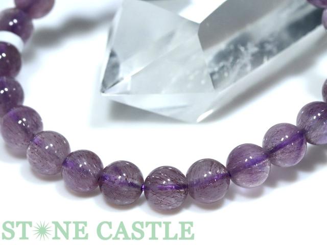☆一点物☆【ブレスレット】パープルスーパーセブン (7A) (約7.5〜8mm) No.03 (ケース付) 天然石 パワーストーン_3