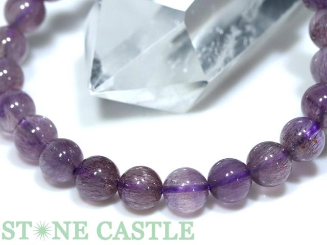 ☆一点物☆【ブレスレット】パープルスーパーセブン (7A) (約7.5〜8mm) No.03 (ケース付) 天然石 パワーストーン_4