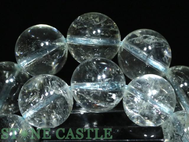 ☆高品質☆【ブレスレット】ヒマラヤ産エンジェルアクアマリン (5A) (約12.5〜13mm) (ケース付) 天然石 パワーストーン_2