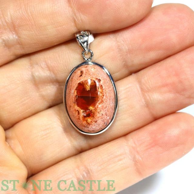 ☆一点物☆【ペンダント】カンテラオパール (メキシコ産) (大) No.91 天然石 パワーストーン