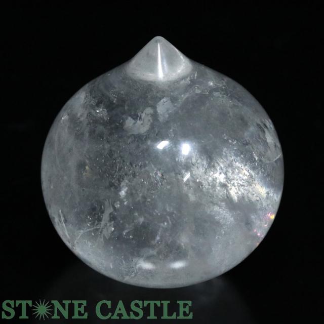 ☆一点物☆【開運＆風水アイテム】レインボー水晶 宝珠 (丸タイプ) 約50mm No.74 天然石 パワーストーン
