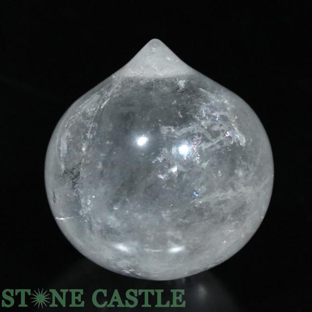 ☆一点物☆【開運＆風水アイテム】レインボー水晶 宝珠 (丸タイプ) 約50mm No.77 天然石 パワーストーン